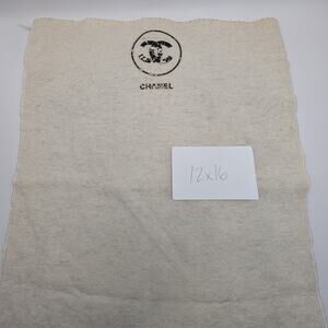 Authentic Black Chanel Dust Bag – 12"Wx16"H for Handbags, Wallets & Accessories